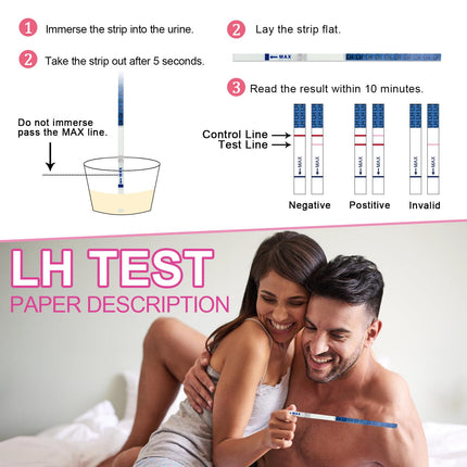50 ovulācijas testi, optimālas jutības ovulācijas testi, ovulācijas tests 25 mIU/ml, ovulācijas testi ovulācijai, auglības tests sievietēm, viegli lietojams