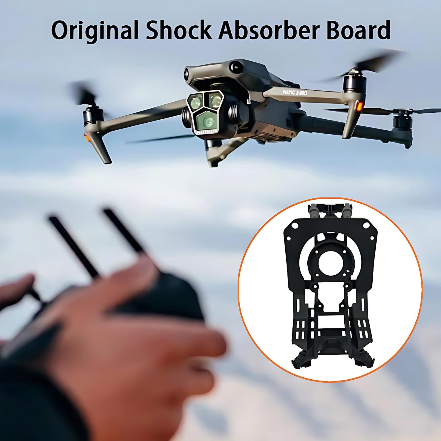 ZWLLKJGS amortizatora plates Gimbal vibrācijas slāpēšanas stiprinājumi Dji Mavic 3 Pro montāžas remonta daļai Dronu piederumiem