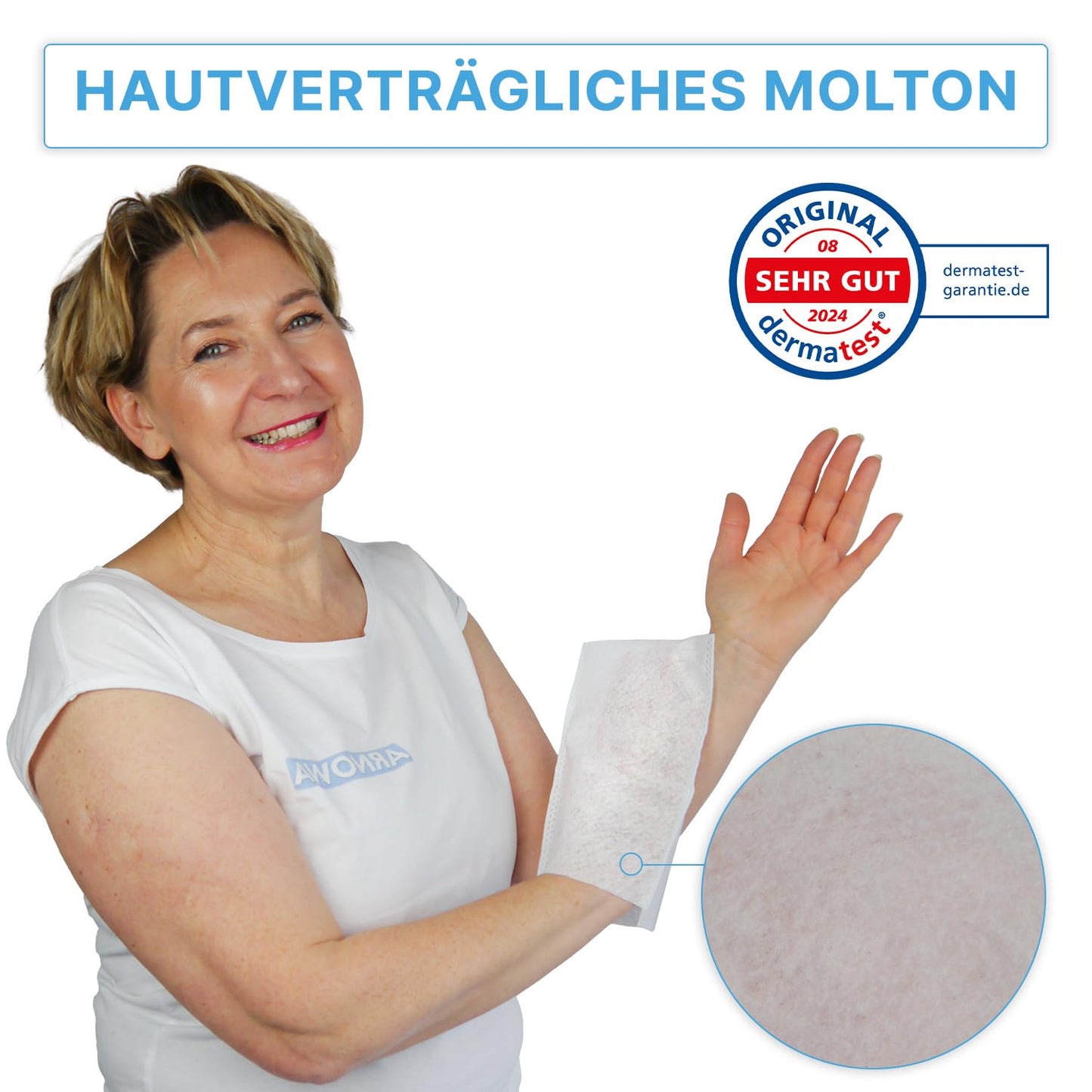 50 ARNOMED Einmalwaschlappen Molton, trockene Einmalwaschlappen für Baby, Kinder & Erwachsene, Einmal Waschhandschuhe 60g/m², Weiße Einmal Waschlappen weich, sanfte Einwegwaschlappen zur Körperpflege