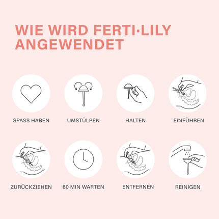 Ardo FERTI-LILY auglības līdzeklis ieņemšanai, grūtniecības līdzeklis, dabiski maigs, bez hormoniem, lietošanai mājās, 100% medicīniskais silikons, bērna plānošana un grūtniecības iestāšanās