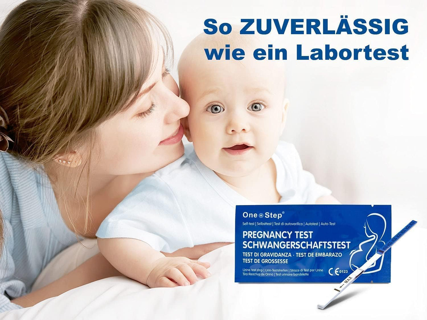 50 x One+Step Blue Line īpaši jutīgie grūtniecības testi - agrīna grūtniecības tests