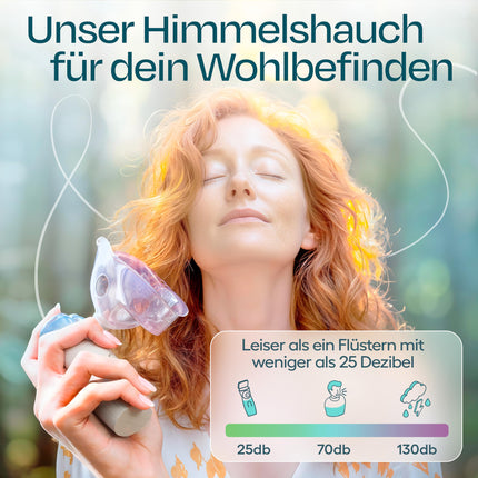 HIMMELSHAUCH MEDICĪNISKS inhalators bērniem un inhalatori pieaugušajiem | Elektriskie inhalatori | Inhalācijas ierīce mazulim | Ultraskaņas inhalatora inhalators, inhalators bērniem