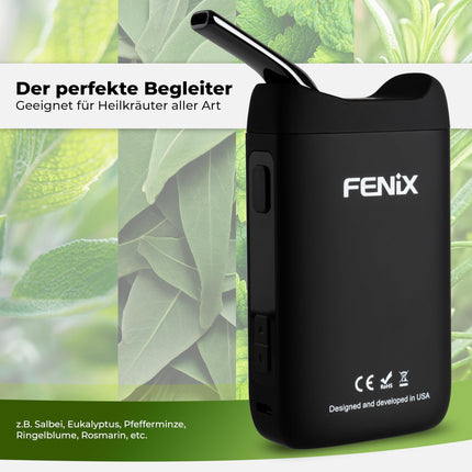 FENiX NEO Premium Vaporizer USB-C | 100% konvekcija | Titāna kamera | Jauna patentēta dzesēšanas tehnoloģija | Keramikas dzesēšanas ceļš un keramikas iemutnis | Temperatūras diapazons 120–221 °C