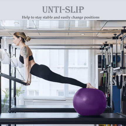 Soft Palla da Pilates Grande, Anti-scoppio Fitball Sostegni 2200 lbs, Fit Ball Palloni ar Pompu, Joga Softball per Fitness Ginnastica Gravidanza Ritmica Fisioterapia Bambina (Ufficio & Casa & Scuola)