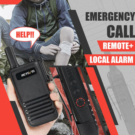 Retevis RB647 rācija, IP67 ūdensizturīga rācija, PMR446 16 kanāli, profesionāls divvirzienu rācija, 1000 mAh, VOX rācijas skolai, apsardzei un glābšanas dienestam (melnas, 3 gab. iepakojumā)