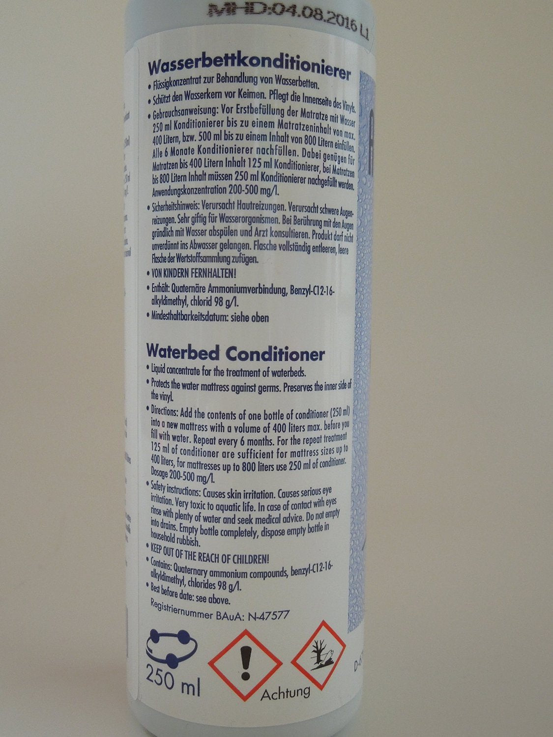 2x AguaNova ūdensgultas mīkstinātāji 250 ml, 2x Bubble Ex 400 g