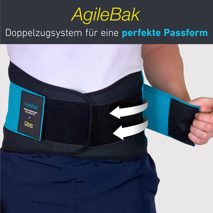 Muguras ortozes muguras atbalsta josta vīriešiem un sievietēm - muguras siksna muguras sāpju mazināšanai, traumu novēršanai + jostasvietas stabilizēšanai - liela, ražotājs Clever Yellow