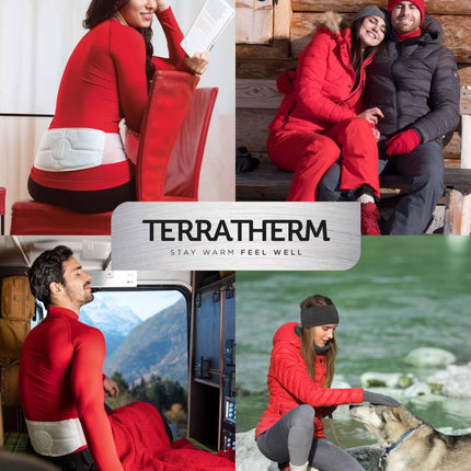 Terratherm siltuma josta - 12 stundas nomierinoša dziļa siltuma, siltuma plāksteri, siltuma spilventiņi mugurai, muguras sildītājs - nieru sildītājs, aktivizējams ar gaisu - izmēri S-XL, 8 gabali