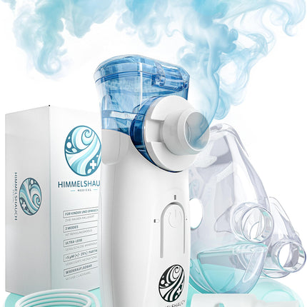 HIMMELSHAUCH MEDICĪNISKS inhalators bērniem un inhalatori pieaugušajiem | Elektriskie inhalatori | Inhalācijas ierīce mazulim | Ultraskaņas inhalatora inhalators, inhalators bērniem