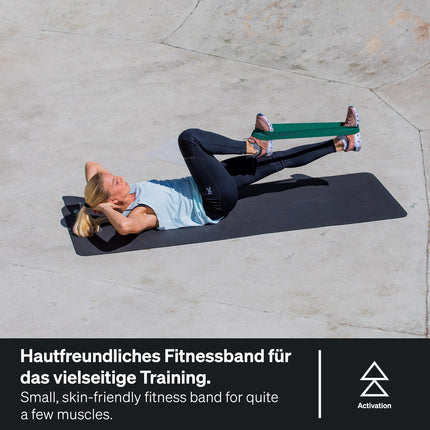 BLACKROLL® cilpu lentu komplekts (3 gab.), fitnesa lentu komplekts funkcionālajiem treniņiem, ādai draudzīgas treniņu lentes 3 stipruma pakāpēs: viegla (oranža), vidēja (zaļa) un spēcīga (zila), ražots Vācijā