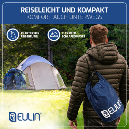 EULIN® SPILVENS - Ortopēdisks spilvens ergonomiskam dziļam miegam - Augstākās kvalitātes atmiņas putu kakla spilvens - Kakla atbalsta spilvens ar IGR sertifikātu