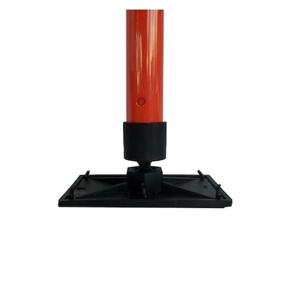 Montāžas balsts griestu balstam teleskopiskajam balstam ar vienu roku vadāmu atbalsta rāmja skavu 115-290 cm, slodzes izturība 30 kg (10 gab., ZILS)