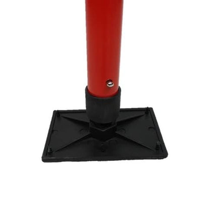 Montāžas balsts griestu balstam teleskopiskajam balstam ar vienu roku vadāmu atbalsta rāmja skavu 115-290 cm, slodzes izturība 30 kg (10 gab., ZILS)
