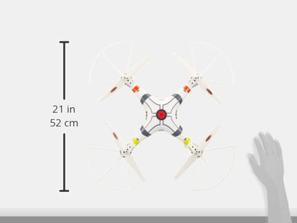JAMARA 422035 - Kravas GPS VR drons Altitude HD FPV Wifi ComingHome - Pozīcijas noturēšana, izmantojot GPS, automātiska. Pacelšanās un nosēšanās funkcija, augstuma kontrole, lidojuma trajektorijas plānošanas režīms, kravnesība līdz 350 g