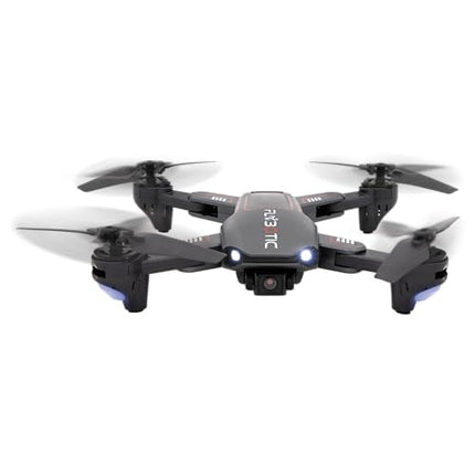 FLYBOTIC - salokāms drons ar WiFi un HD kameru (1280×720 pikseļi) + uzglabāšanas soma - 4 vadības kanāli - akumulators iekļauts - drons bērniem un pieaugušajiem - lietošanai iekštelpās/ārā - vecums 14+