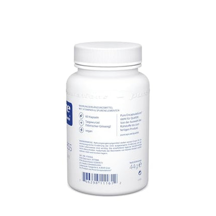 Pure Encapsulations - pretstresa līdzeklis - mikrouzturvielas līdzsvarotai psihei - ar B vitamīniem, C vitamīnu, cinku un selēnu - 60 kapsulas
