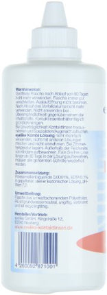 Eyelike Combination Solution – One-Step Care System – ideāli piemērots mīksto kontaktlēcu tīrīšanai, dezinfekcijai un uzglabāšanai – 360 ml