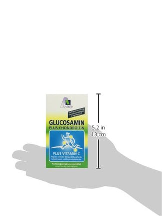 Avitale glikozamīns 750 mg + hondroitīns 100 mg kapsulas, 185 g