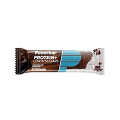 Powerbar - Protein Plus - Zems cukura saturs - Šokolādes-Braunija - 30x35g - Batoniņi tikai ar 107 kcal - Fitnesa batoniņš ar šķiedrvielām