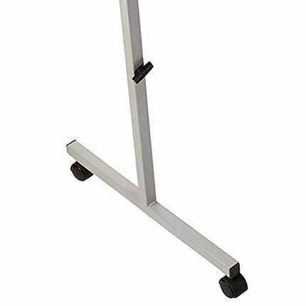 NRS Healthcare M99394 regulējams, ergonomiski pielāgots virsgultas galds ar bloķējamiem ritentiņiem