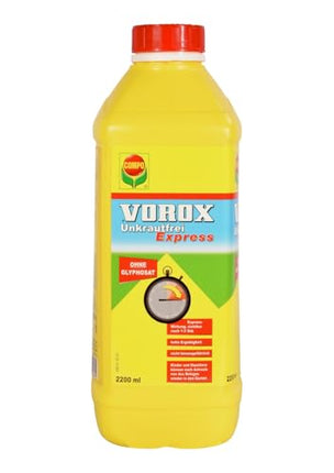 COMPO VOROX Weed-Free Express - 2,2 l - Nezāļu apkarošanai dekoratīvajos augos, augļos un dārzeņos, koncentrāts