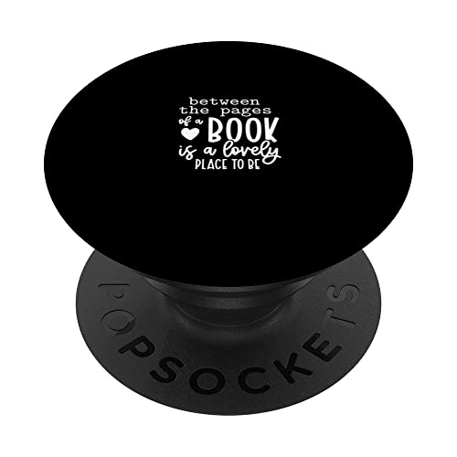 Starp grāmatas lappusēm ir skaista vieta, kur būt PopSockets ar maināmu PopGrip.