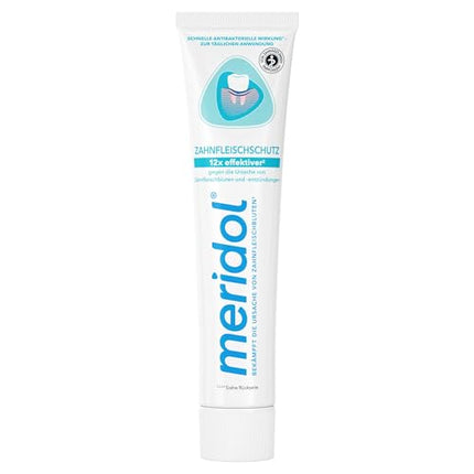 Meridol zobu pasta 2x75ml - Zobu pasta cīnās pret gingivītu, antibakteriāla iedarbība