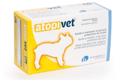 Bioiberica ATOPIVET mīkstās želatīna kapsulas, 60 kapsulas