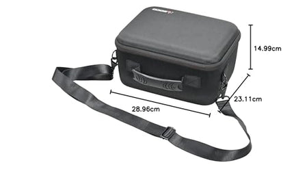 RLSOCO pārnēsāšanas soma DJI Mini 3/DJI Mini 3 Pro — piemērota Mini 3/Mini 3 Pro piederumiem: RC-N1/RC kontrolierim, baterijām, lādētājam, propellerim (ļauj atlocīt un salocīt)