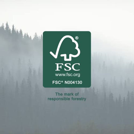 Amazon virtuves papīrs, 3 slāņu, 4 ruļļi (4 ruļļi, 1 iepakojums), 64 loksnes rullī, FSC sertificēts