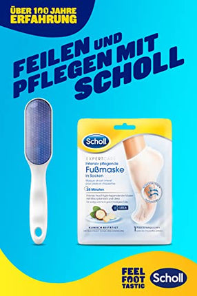 Scholl Nano stikla pēdu vīle un tulznu noņemšanas rīks — ērta un saudzīga cietas ādas un tulznu noņemšana