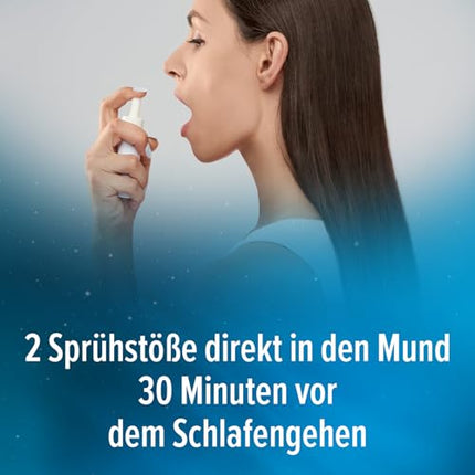 Hoggar MELATONIN balance - Miega aerosols - Uztura bagātinātājs ar melatonīnu, lai saīsinātu aizmigšanas laiku un cīnītos pret laika joslu nobīdi - ar B6 vitamīnu - 20 ml aerosols