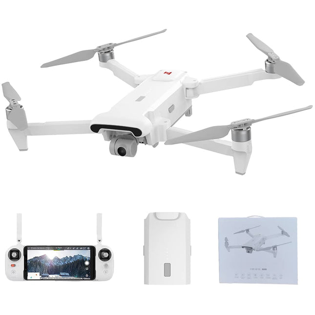 FIMI X8SE 2022 V2 drons ar 4K HD kameru, 10 km vadības attālumu, bezkontaktu 3 asu stabilizatoru, 35 minūšu lidojuma laiku, 8. līmeņa vēja izturību, profesionālu RC kvadrokopteru, 2 baterijām + MP
