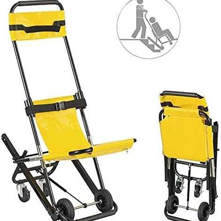 Salokāms, pārnēsājams kāpņu krēsls – viegls ātrās palīdzības, ugunsdzēsēju evakuācijas lifts ar 180 kg celtspēju – ērta lietošana vienai personai
