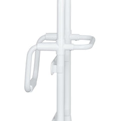 WENKO Secura vannas iekāpšanas palīglīdzeklis, celtspēja līdz 150 kg, izturīgs alumīnijs/plastmasa, 23 x 52 x 22,5–39 cm, balts