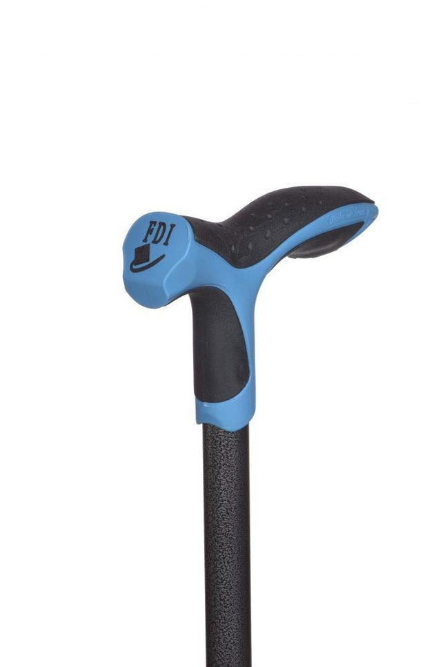 Antar Soft Step zils alumīnija FDI Soft Step pastaigu spieķis, zils, 360 g