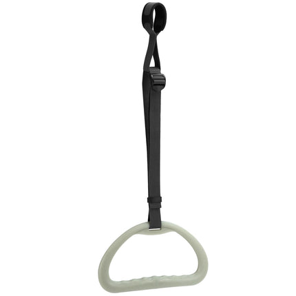 QWORK® gultas margu rokturis, īpaši plats 30 cm, neslīdošs un ergonomiskas formas, ar regulējamu siksnu