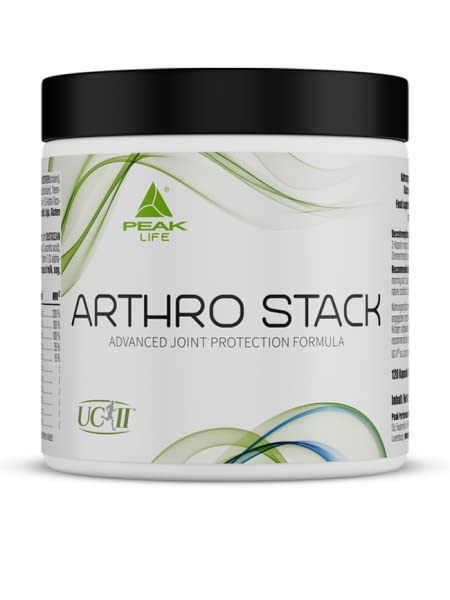 PEAK Arthro Stack - 120 kapsulas | 30 porcijas | ar glikozamīna sulfātu, hondroitīna sulfātu, metilsulfonilmetānu, metilsulfonilmetānu (MSM) un kolagēna peptīdiem UC-II