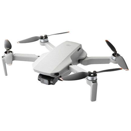 DJI Mini 2, īpaši viegls salokāms kameras drons, 3 asu stabilizators ar 4K kameru, 12 MP, 31 minūtes lidojuma laiks, OcuSync 2.0, 10 km HD video pārraide, QuickShots, drons iesācējiem, pelēks