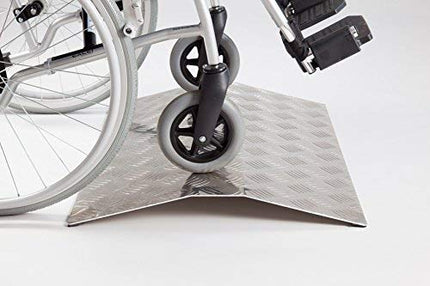 "Ramp People" tilta sliekšņa rampa ratiņkrēsliem, 4–10 cm augsta, sliekšņa tilts, tilta rampa, ratiņkrēslu rampa no alumīnija (4 cm)