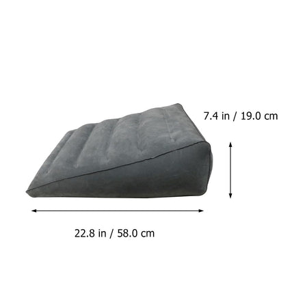 FOMIYES piepūšamais ķīļveida spilvens kāju balsts ķīļveida spilvens gulta ķīļveida spilvens gultas stājas atbalsts ķīļveida spilvens pozicionēšana ķīļveida spilvens ceļgaliem, rokām, grūtniecēm, sānu gulētājiem