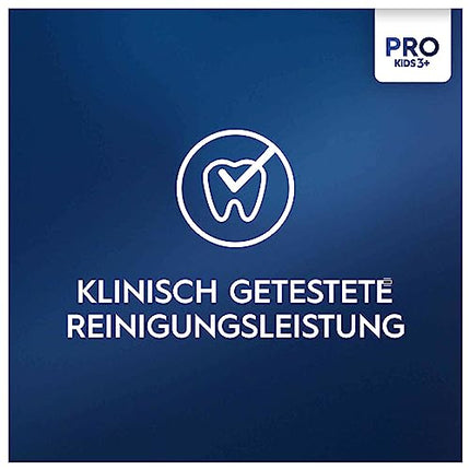 Oral-B Pro Kids Spiderman elektriskā zobu birste bērniem no 3 gadu vecuma, ieskaitot Sensitive+ režīmu zobu kopšanai, īpaši mīksti sariņi, 1 birstes galviņa, 4 uzlīmes, zila/sarkana