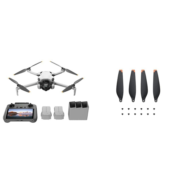 DJI Mini 4 Pro Fly More Combo ar DJI RC 2 tālvadības pulti un Mini 4 Pro/Mini 3 Pro propelleru