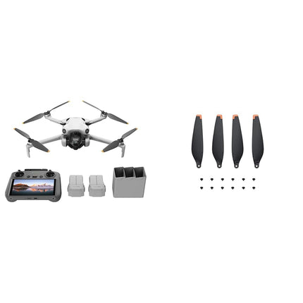 DJI Mini 4 Pro Fly More Combo ar DJI RC 2 tālvadības pulti un Mini 4 Pro/Mini 3 Pro propelleru