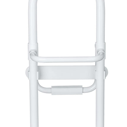 WENKO Secura vannas iekāpšanas palīglīdzeklis, celtspēja līdz 150 kg, izturīgs alumīnijs/plastmasa, 23 x 52 x 22,5–39 cm, balts