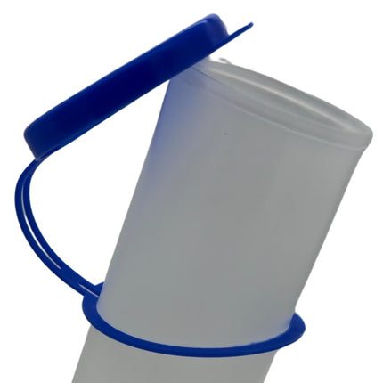 3x rezerves vāki pisuāriem - 1000 ml pisuāru pudeles - zils vāks, karstumizturīgs - ideāli piemērots Theracaso pisuāriem (3x rezerves vāki zili)