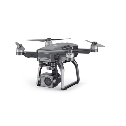 LUXWALLET Skyline² 5 GHz profesionāls drons ar True 4K kameru, GPS, piekaramu stabilizatoru un pārnēsāšanas somu, 30 km/h-3 km attālums, melns