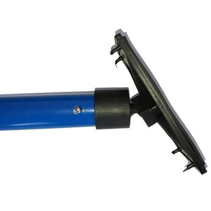 Montāžas balsts griestu balstam teleskopiskajam balstam ar vienu roku vadāmu atbalsta rāmja skavu 115-290 cm, slodzes izturība 30 kg (10 gab., ZILS)