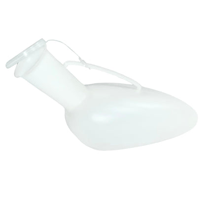 Gisinti - Urine Man pārnēsājamais pisuārs vīriešiem, vīriešu pisuārs izgatavots no netoksiska polietilēna, ražots Itālijā, 1 gabals, krāsa balta