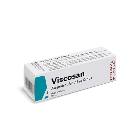 Viscosan acu pilieni ar hipromelozi - sausām, pietūkušām, nogurušām un dedzinošām acīm - ātra un ilgstoša atvieglojuma sajūta (1x10ml)